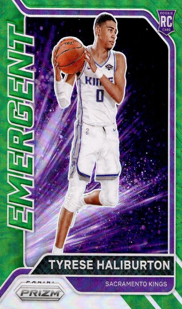 2020 Panini Prizm Basketball Green Prizm Tyrese Haliburton #29
