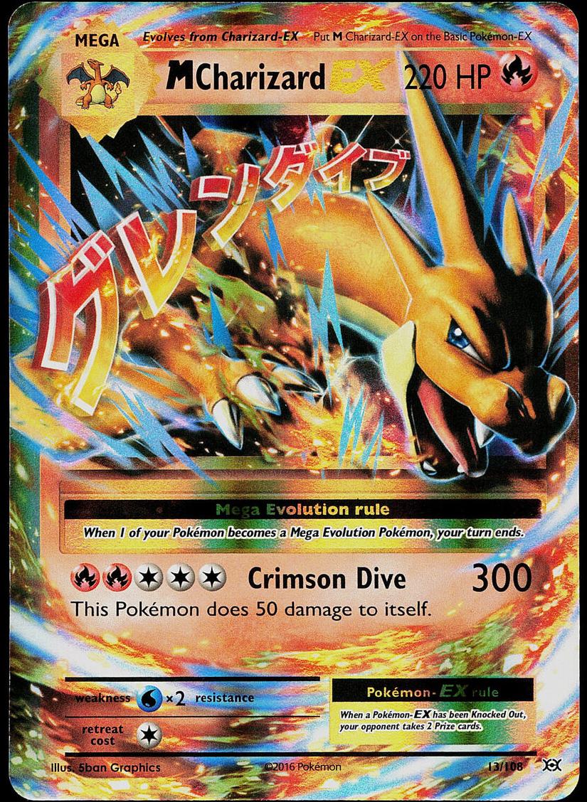 2016 Pokemon XY Evolutions M Charizard #13 PSA 9