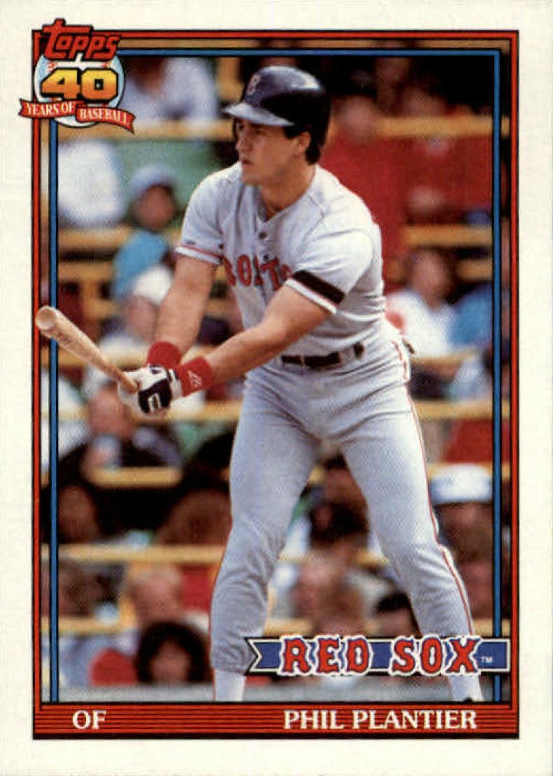 1991 Topps Baseball Phil Plantier #474