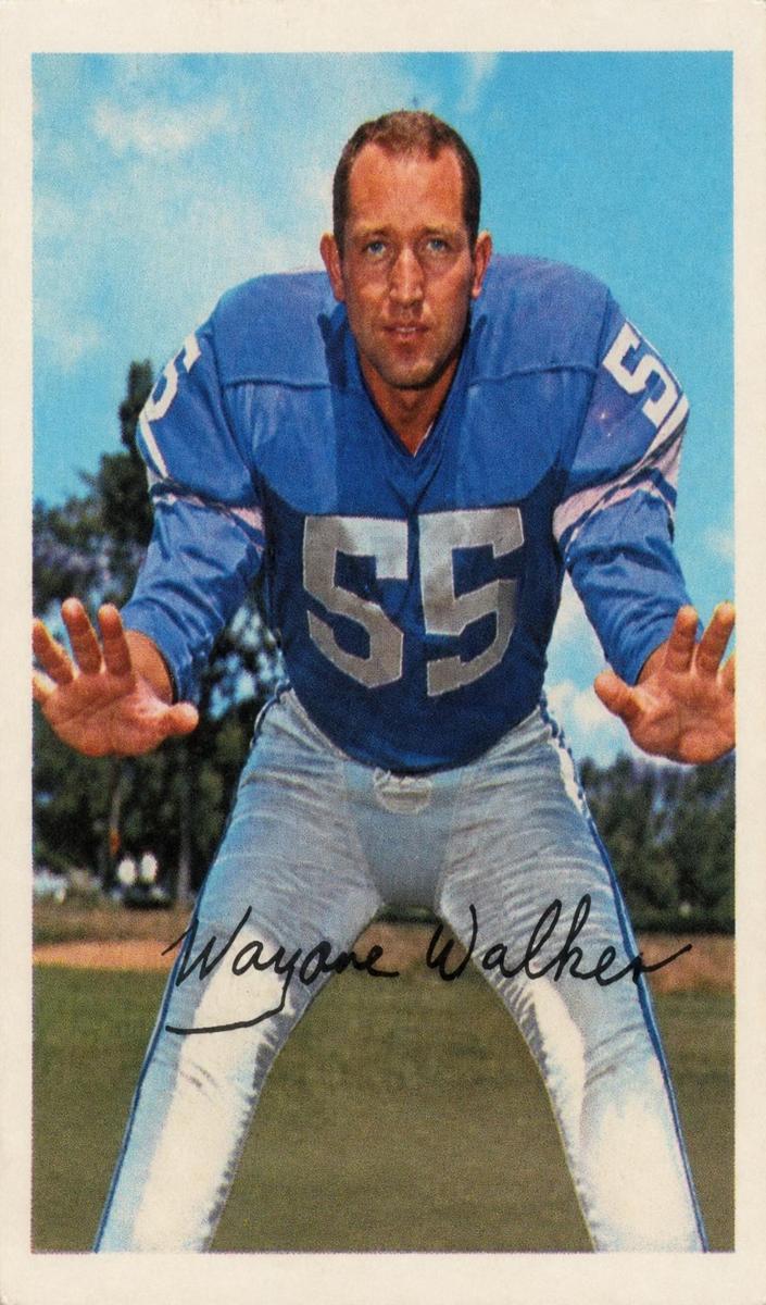 1964 Wheaties Stamps Football Wayne Walker #NNO PSA 9