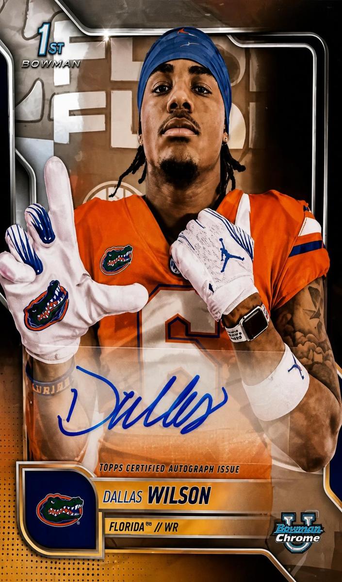 2025 Bowman Chrome University Football Dallas Wilson #BCA-DWI