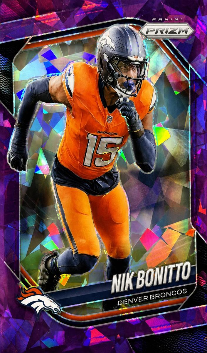 2025 Panini Prizm Football Purple Ice Nik Bonitto #230