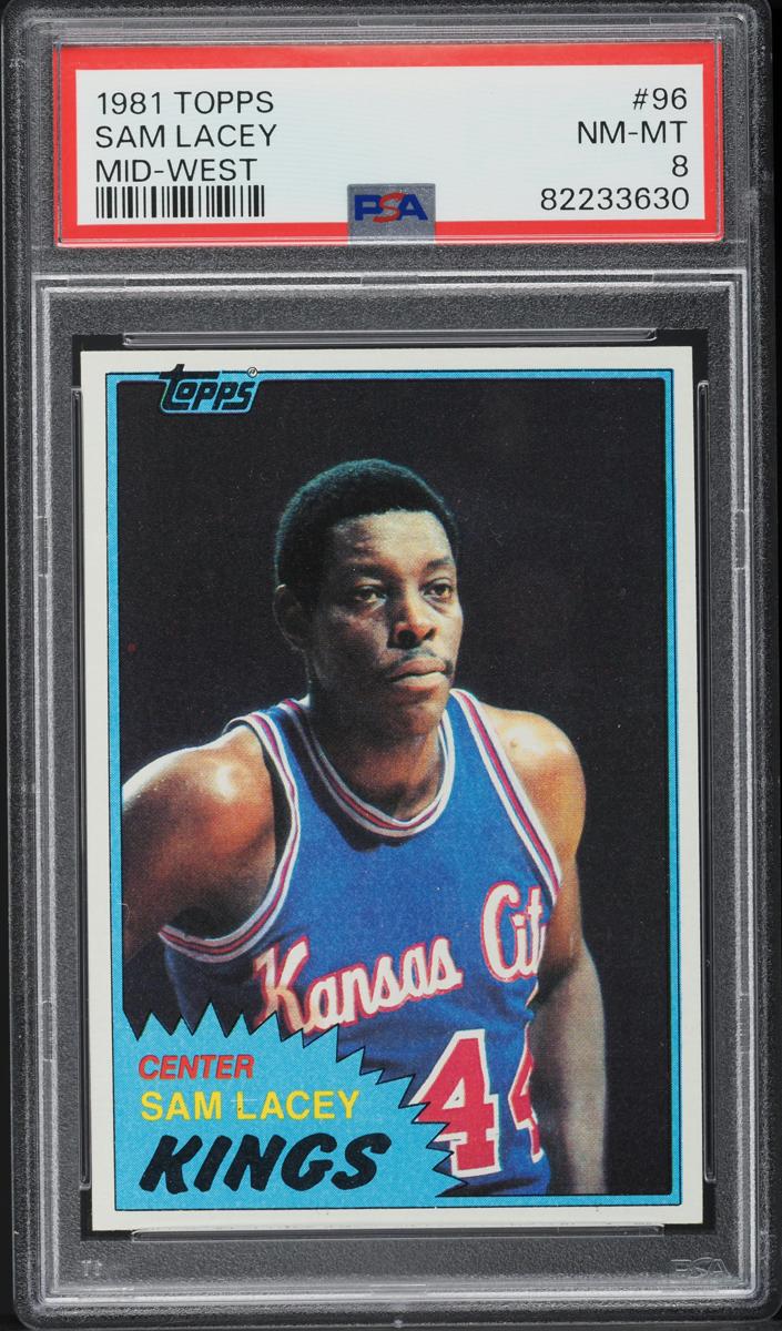 1981 Topps Basketball Mid-West Sam Lacey #96 PSA 10