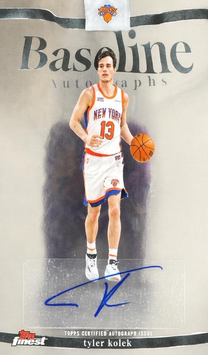 2025 Topps Finest Basketball Tyler Kolek #BA-TK