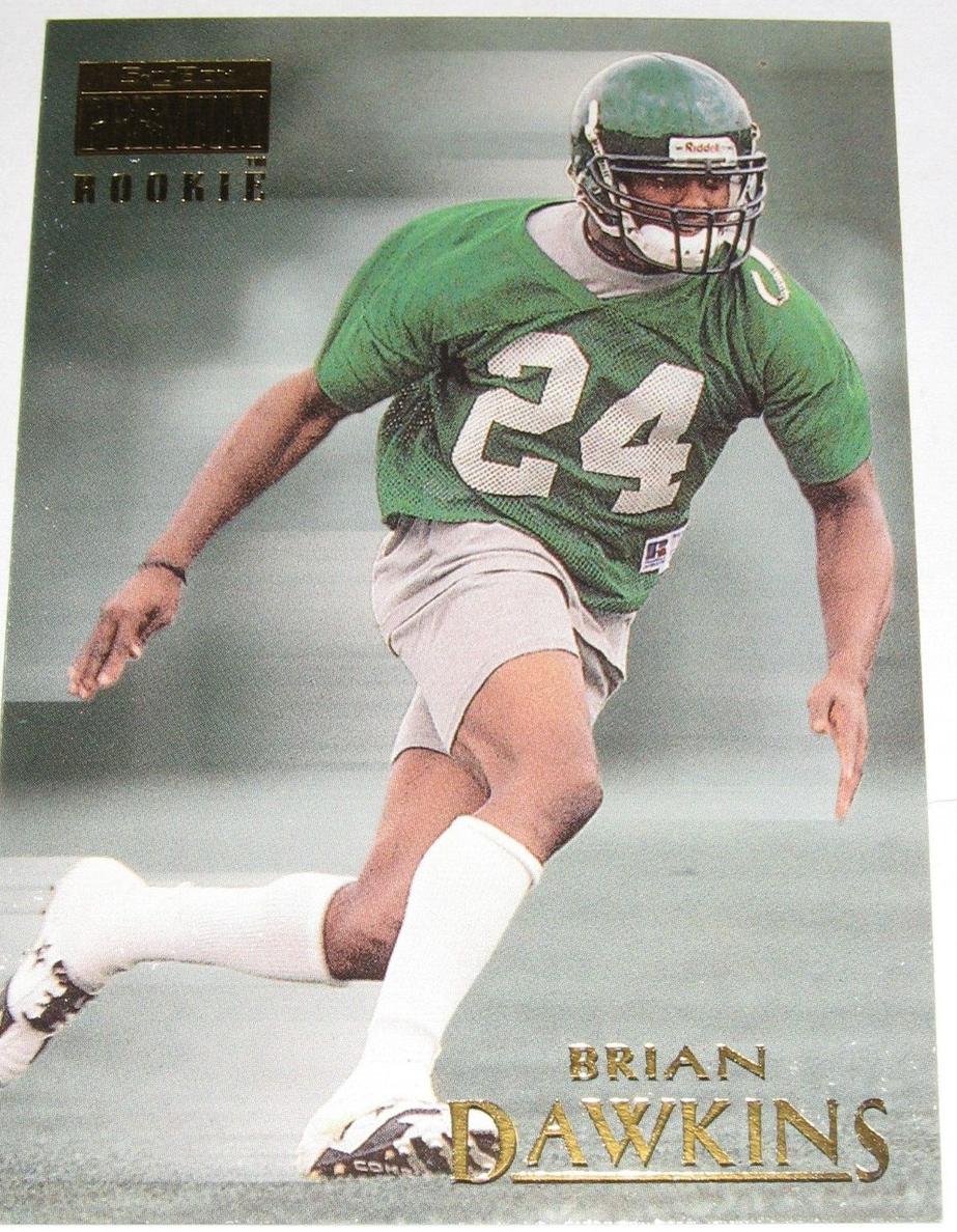 1996 Skybox Premium Football Brian Dawkins #190 PSA 8.5