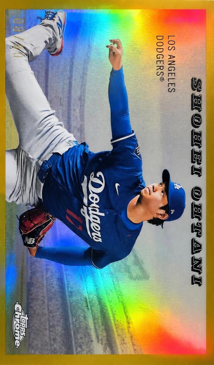 2025 Topps Chrome Platinum Baseball Gold Refractor Shohei Ohtani #55RS-19