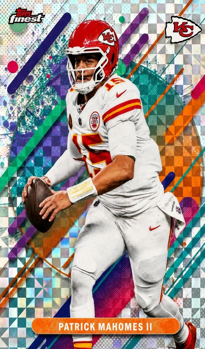 2025 Topps Finest Football X-Fractor Patrick Mahomes II #237