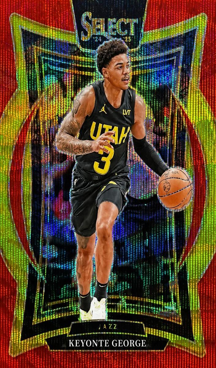 2024 Panini Select Basketball Red Wave Keyonte George #49