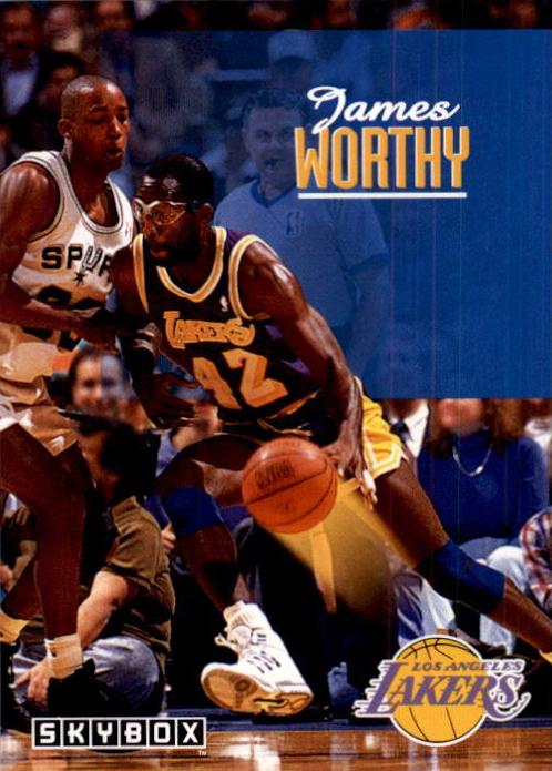 1992 Skybox Basketball James Worthy #121 PSA 9