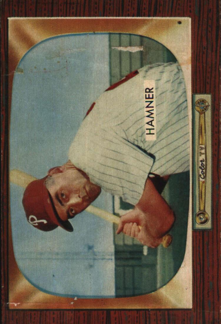 1955 Bowman Baseball Granny Hamner #112 PSA 6