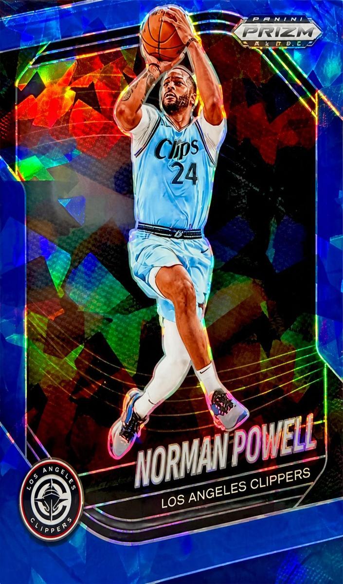 2024 Panini Prizm Basketball Blue Ice Norman Powell #203