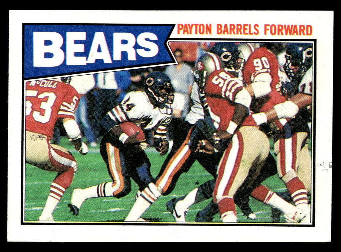 1987 Topps Football Bears Team Leaders #43 PSA 9