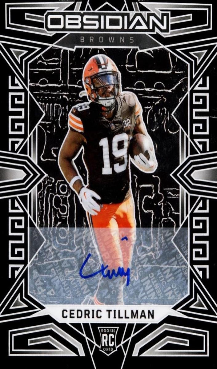 2023 Panini Obsidian Football Cedric Tillman #120