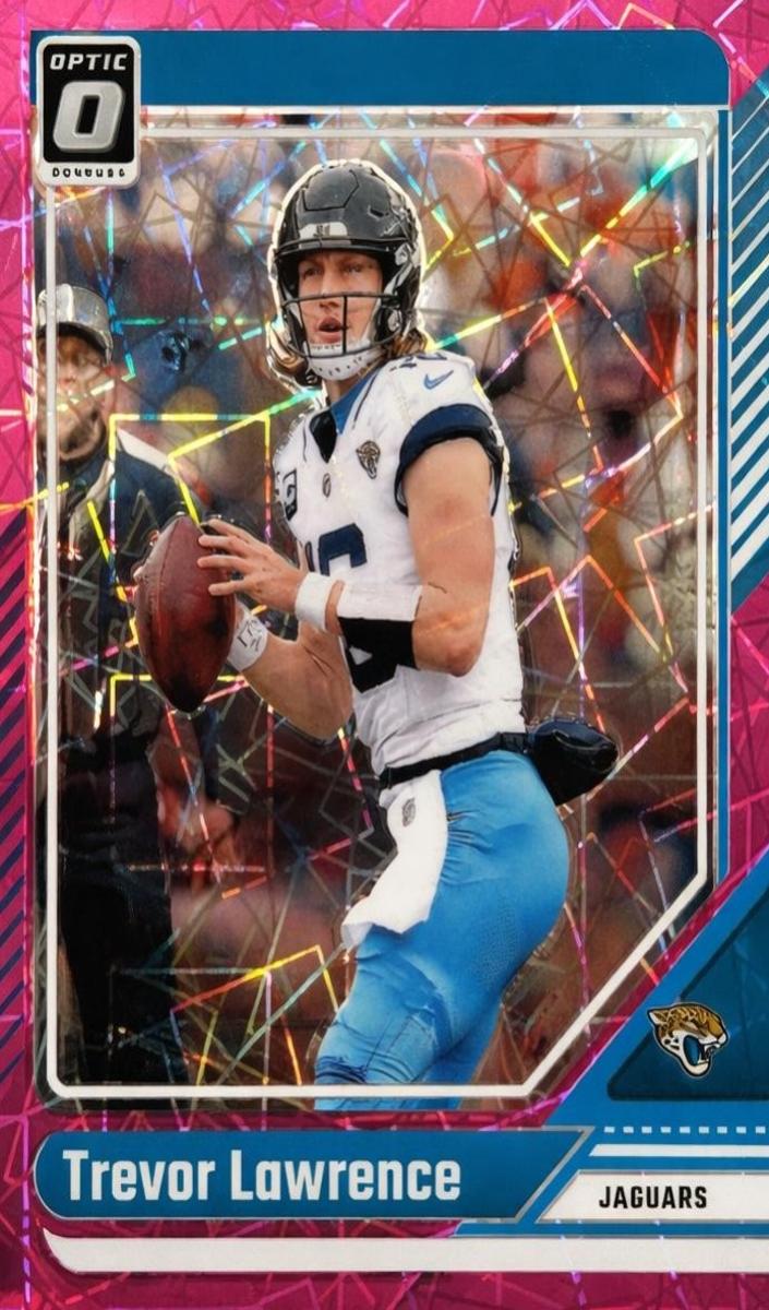 2024 Donruss Optic Football Pink Velocity Trevor Lawrence #88