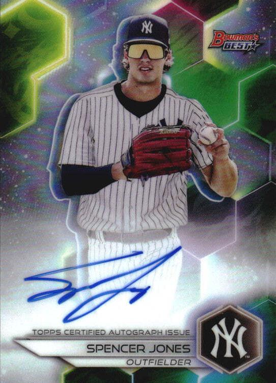 2023 Bowman's Best Baseball Refractor Spencer Jones #B23-SJ PSA 9