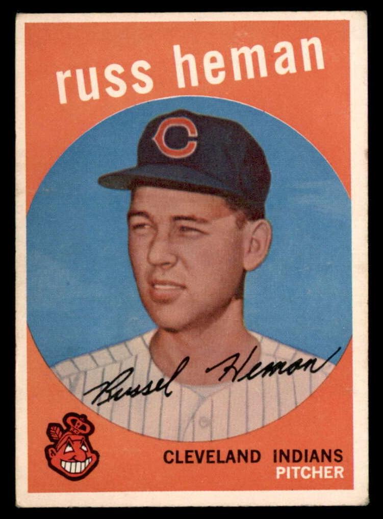 1959 Topps Baseball Russ Heman #283
