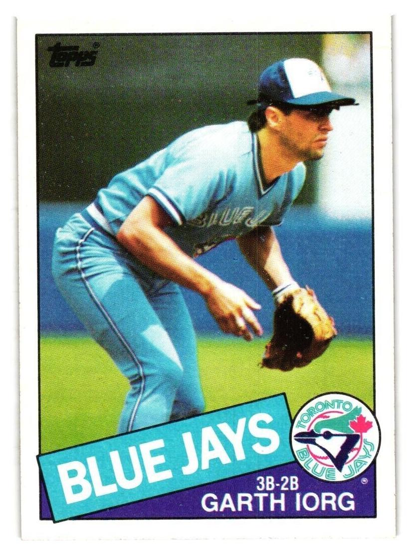 1985 Topps Baseball Garth Iorg #168