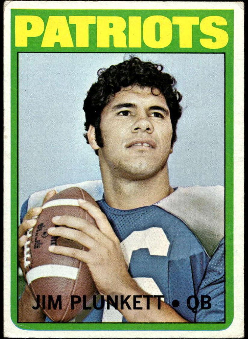 1972 Topps Football Jim Plunkett #65 PSA 8