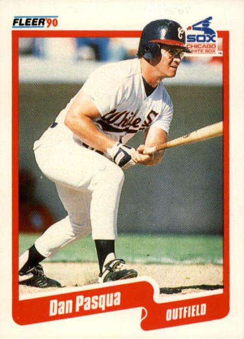 1990 Fleer Baseball Dan Pasqua #544