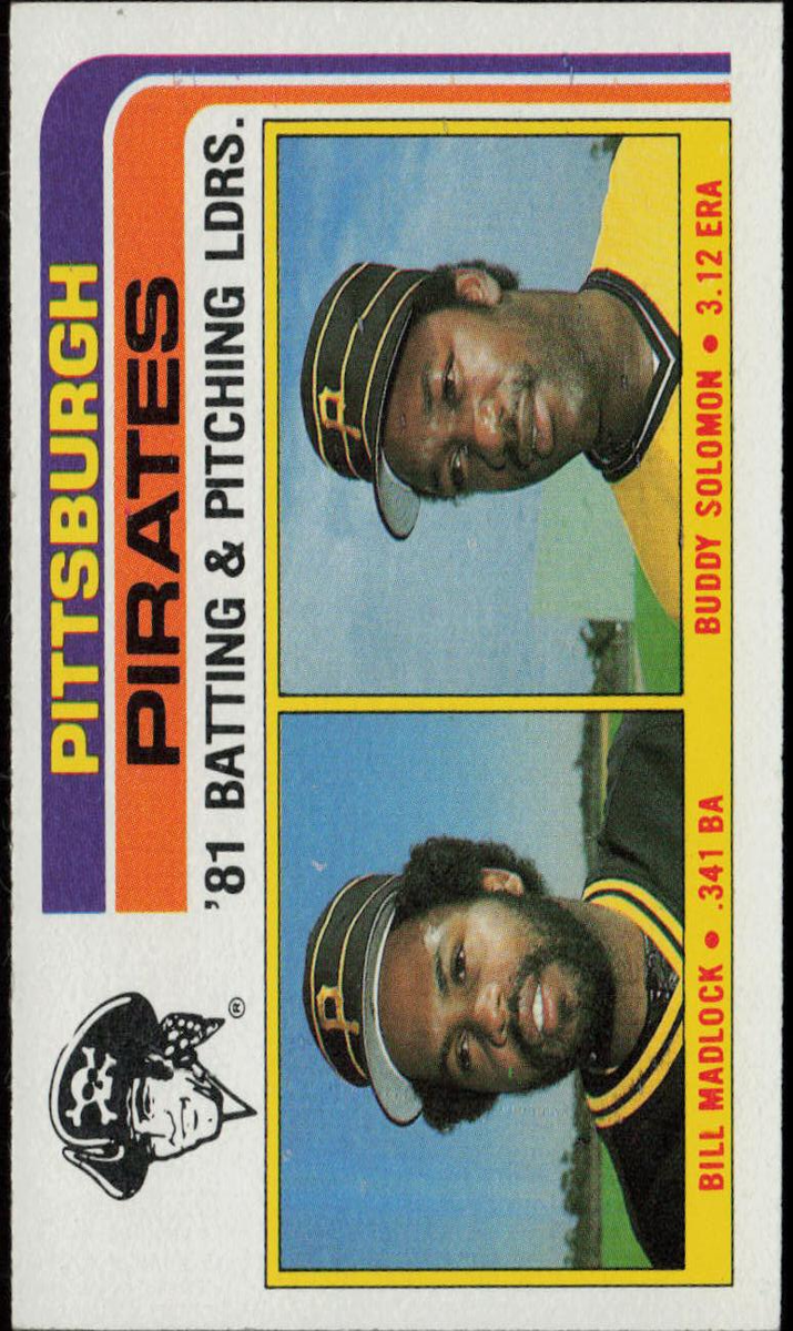 1982 Topps Baseball Bill Madlock #696