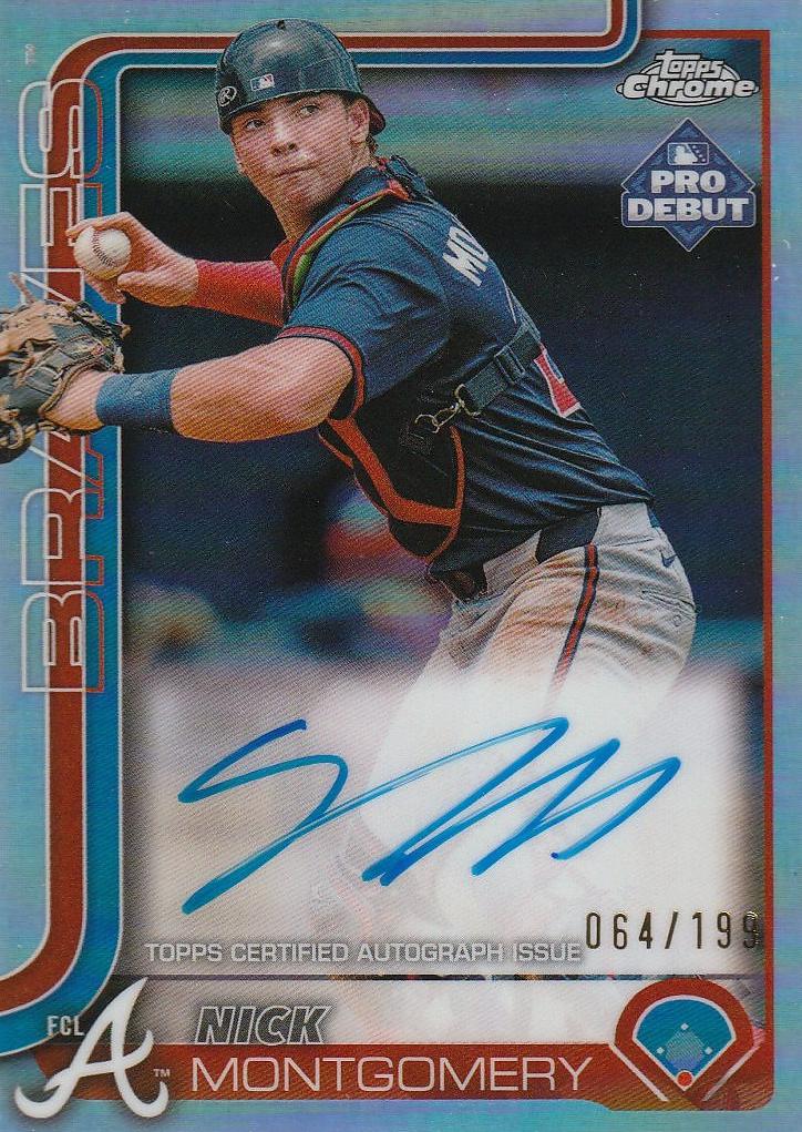2025 Topps Pro Debut Baseball Refractor Nick Montgomery #PDC-147