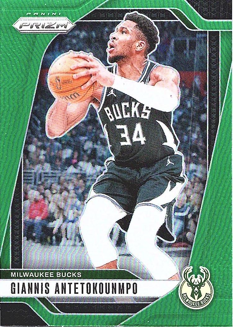 2024 Panini Prizm Basketball Green Giannis Antetokounmpo #85