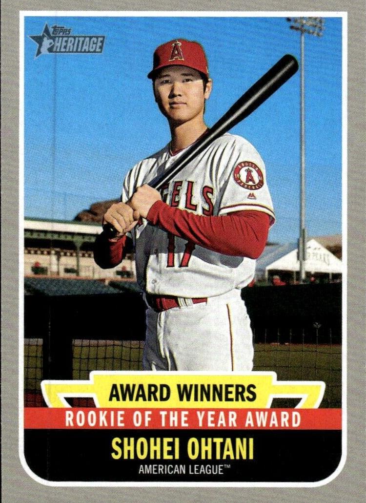 2019 Topps Heritage Baseball Shohei Ohtani #AW-5 RAW Ungraded