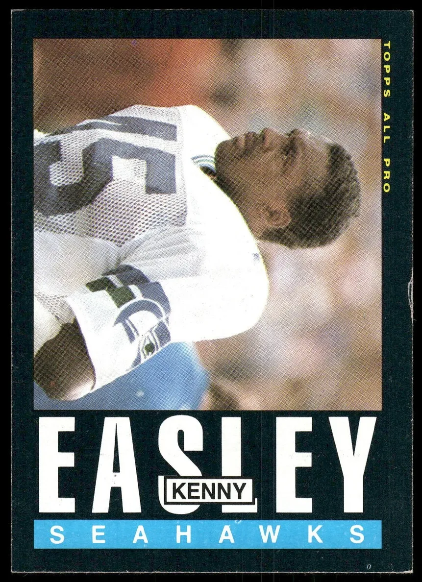 1985 Topps Football null Kenny Easley #384 PSA 9
