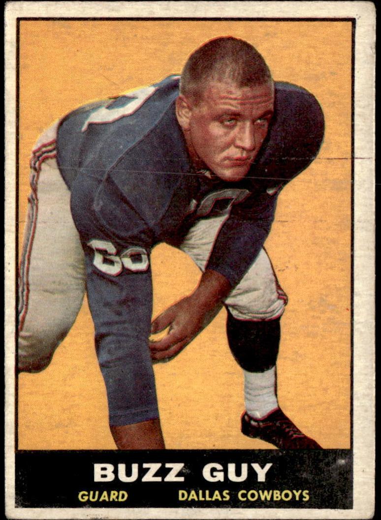 1961 Topps Football Buzz Guy #25