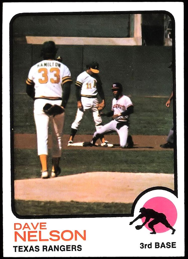 1973 Topps Baseball Dave Nelson #111