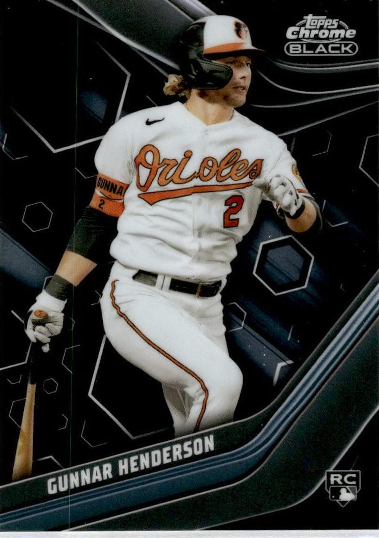 2023 Topps Chrome Black Baseball Gunnar Henderson #44