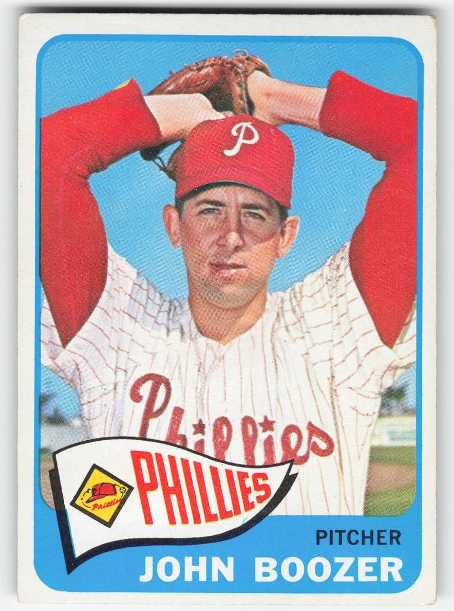1965 O-Pee-Chee Baseball John Boozer #184 PSA 7
