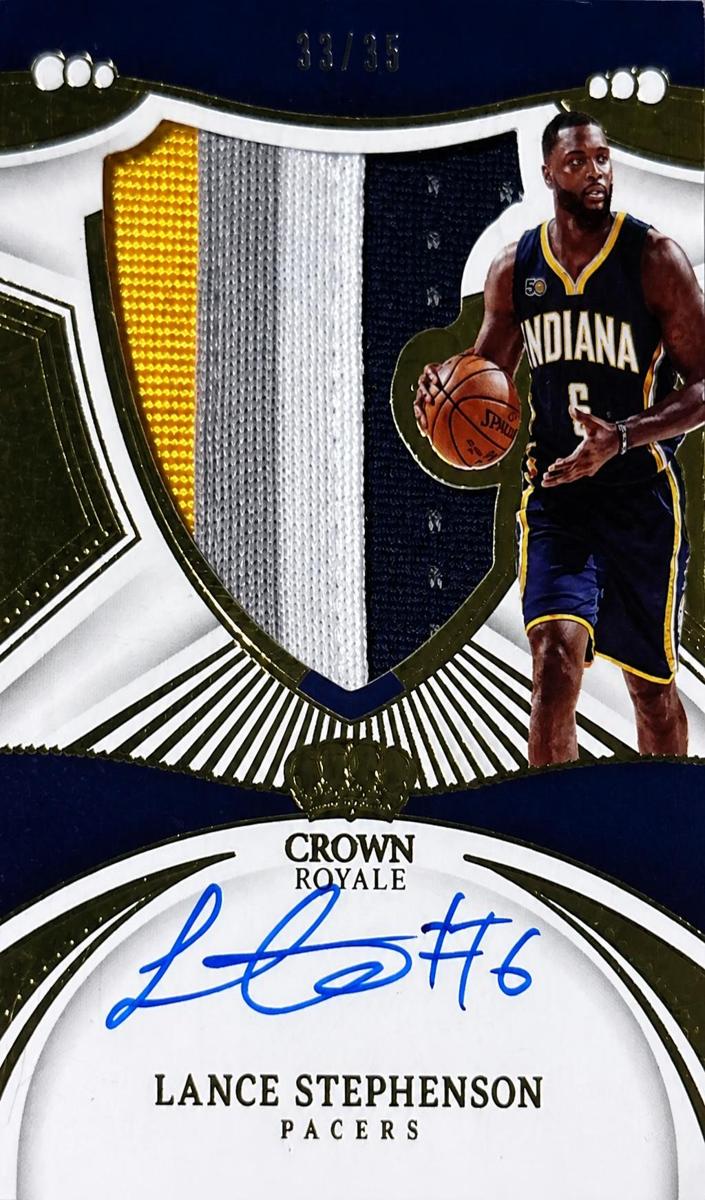 2022 Panini Crown Royale Basketball Prime Lance Stephenson #S-LSP