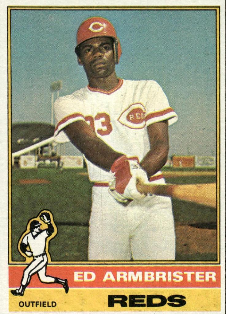 1976 Topps Baseball Ed Armbrister #652 PSA 8