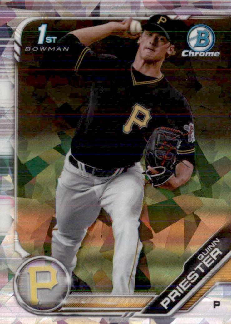 2019 Bowman Draft Chrome Baseball Quinn Priester #BDC-44 PSA 10