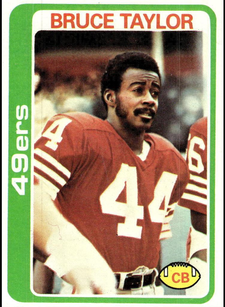 1978 Topps Football Bruce Taylor #348 PSA 9