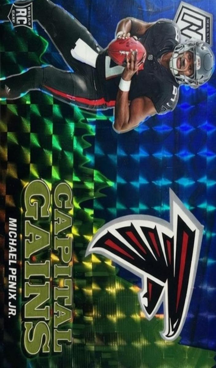 2024 Panini Mosaic Football Mosaic Blue Michael Penix Jr. #18 PSA 9