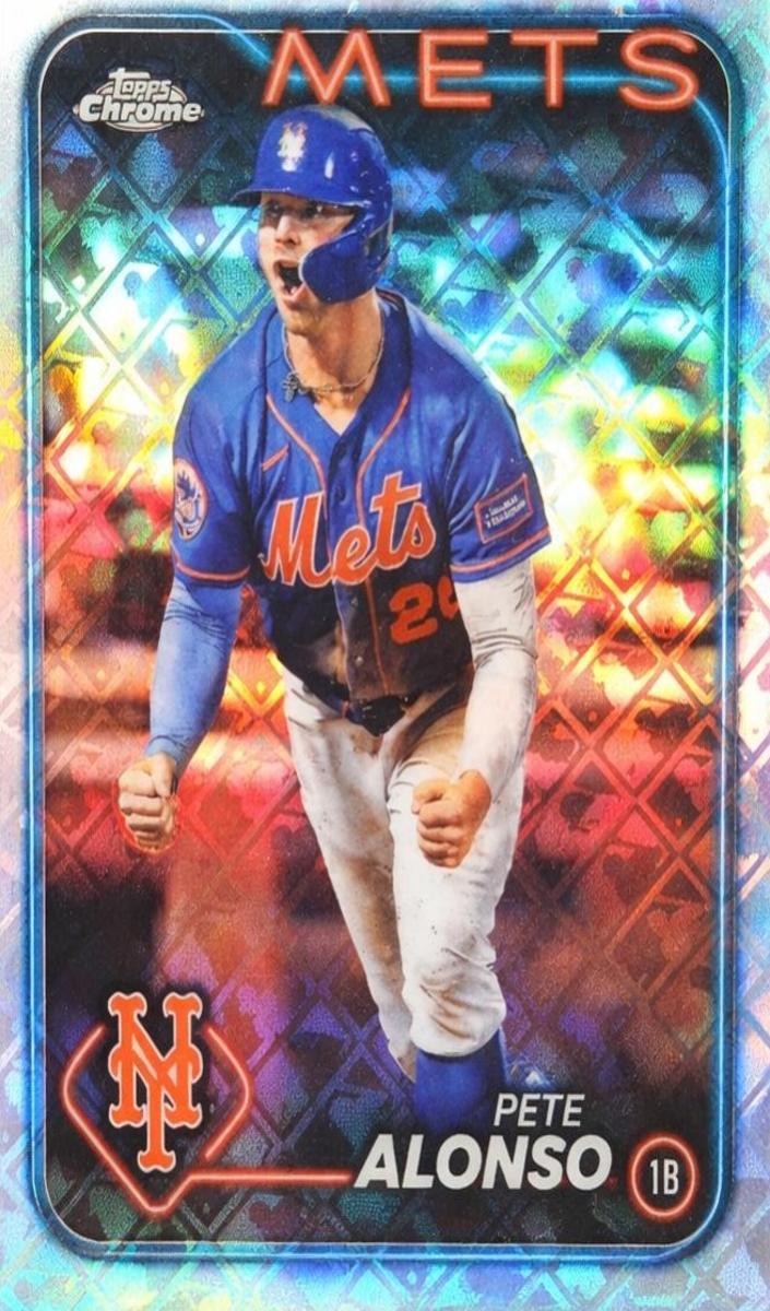 2024 Topps Chrome Logofractor Baseball Pete Alonso #269 PSA 9
