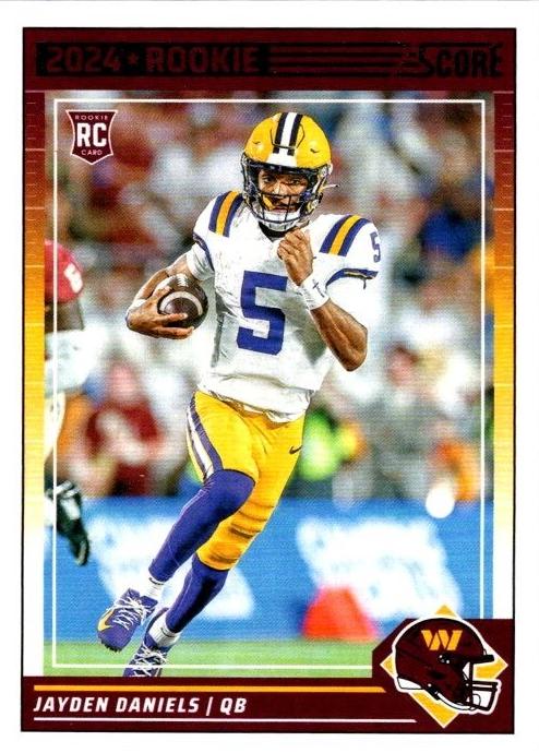 2024 Panini Score Football Jayden Daniels #302