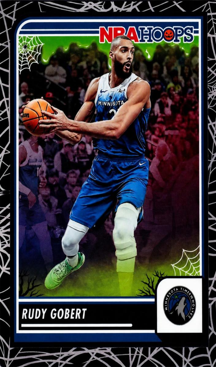 2023 Panini Haunted Hoops Basketball Holo Webs Rudy Gobert #52