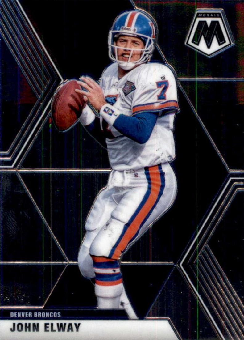 2020 Panini Mosaic Football John Elway #67 PSA 8.5