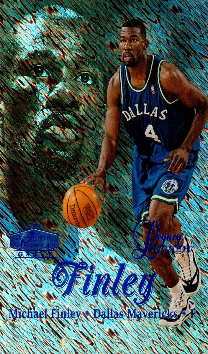 1997 Flair Showcase Basketball Row 1 Michael Finley #54
