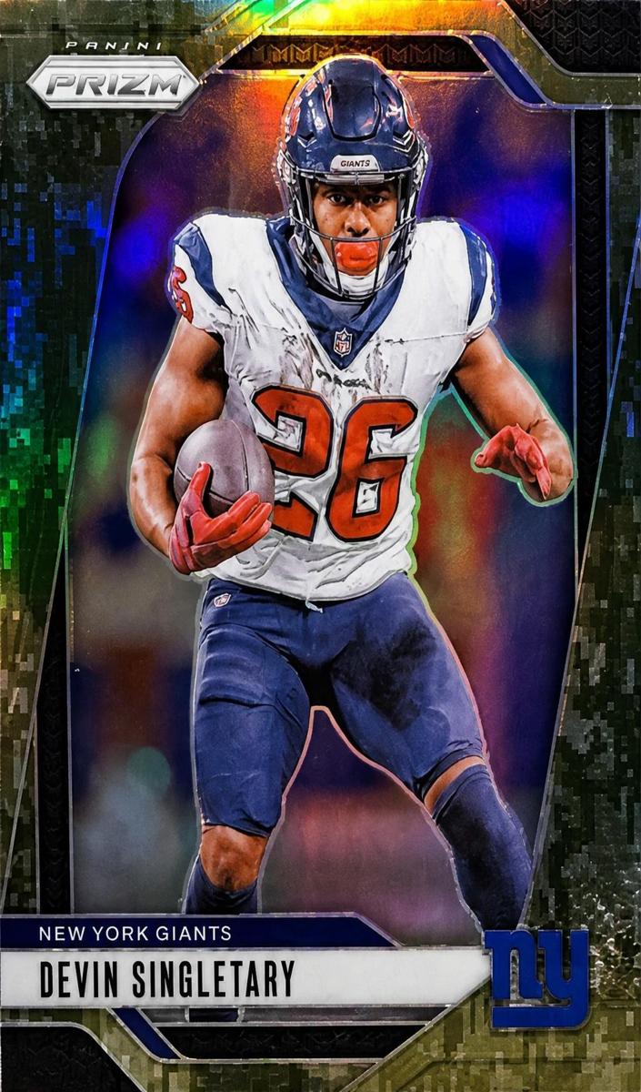 2024 Panini Prizm Football Forest Camo Devin Singletary #213