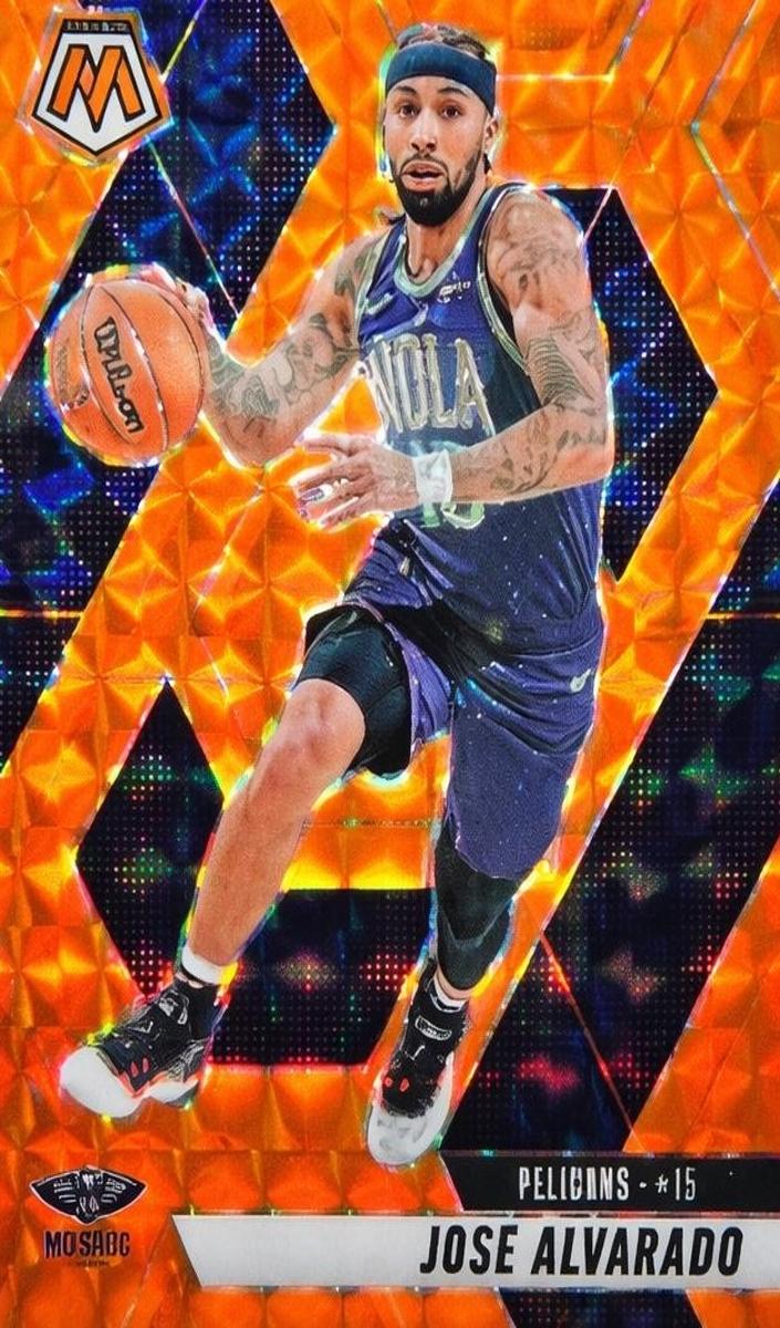 2024 Panini Mosaic Basketball Orange Jose Alvarado #199