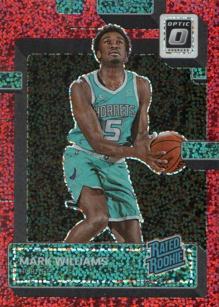2022 Donruss Optic Basketball Red Sparkle Mark Williams #245