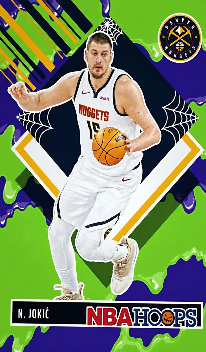 2024 Panini Haunted Hoops Basketball Slime Nikola Jokic #289 PSA 10