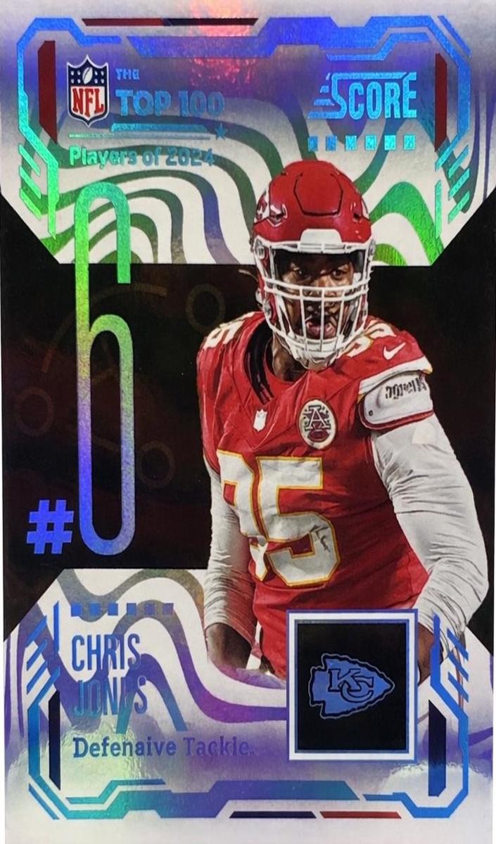 2025 Panini Score Football Chris Jones #6