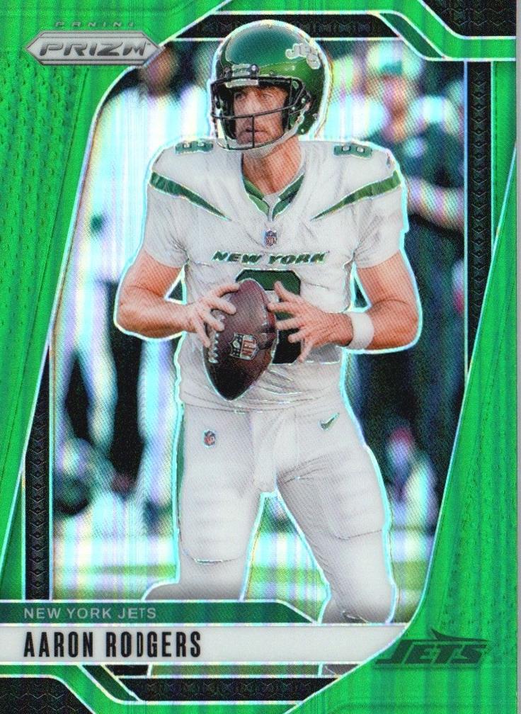 2024 Panini Prizm Football Green Aaron Rodgers #222