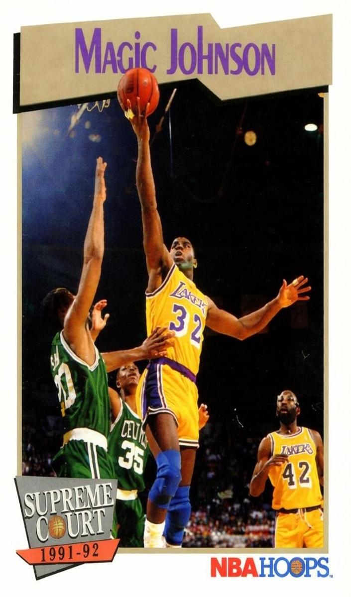 1991 Hoops Basketball Magic Johnson #473 PSA 10