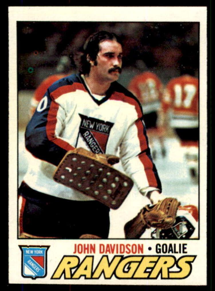 1977 Topps Hockey John Davidson #28